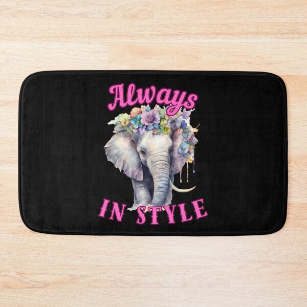 Item preview, Always in Style. elephant head designed and sold by ElephantVibes.