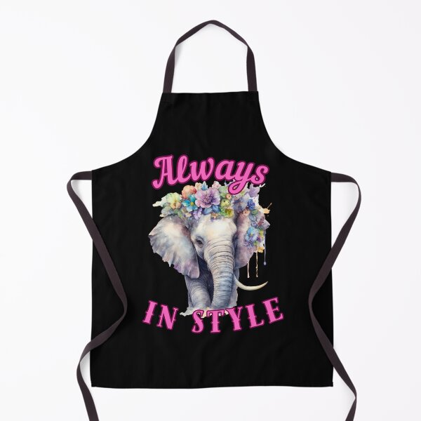 Item preview, Always in Style. elephant head designed and sold by ElephantVibes.
