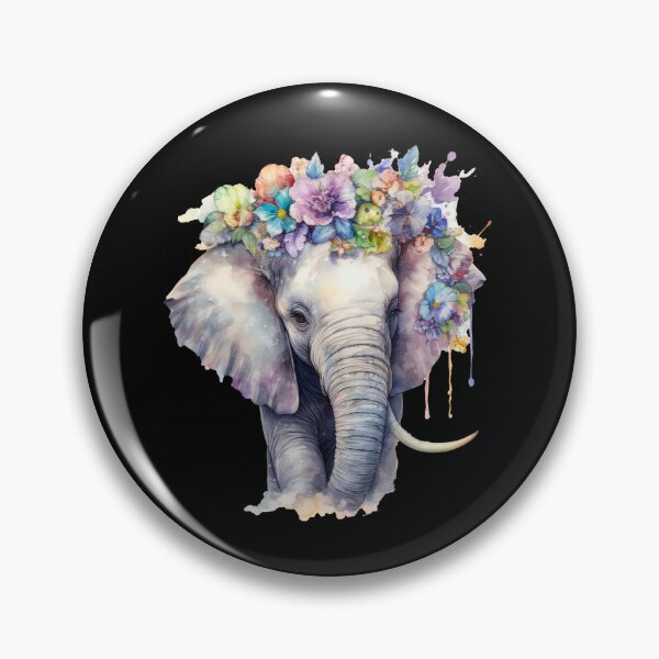 Item preview, Elephant Portrait designed and sold by ElephantVibes.