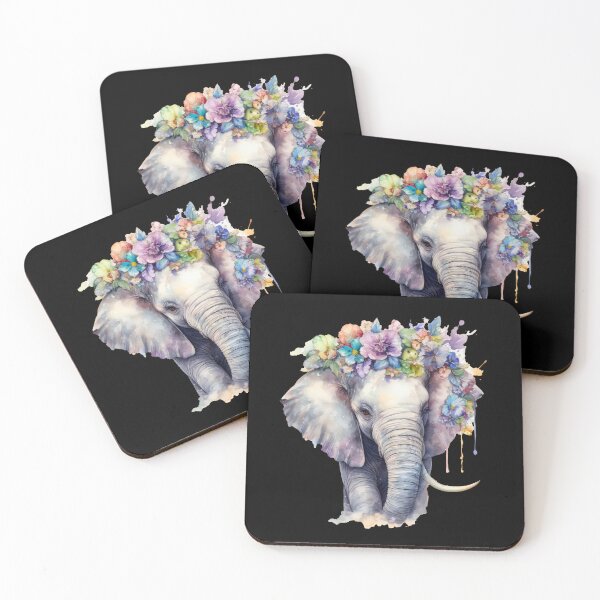 Item preview, Elephant Portrait designed and sold by ElephantVibes.