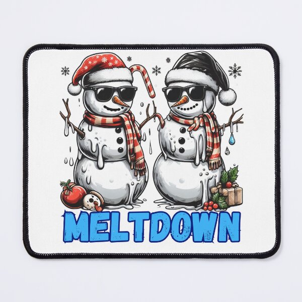 Item preview, I'm Having A Meltdown Christmas Funny Snowman designed and sold by GalaxyGraffiti.