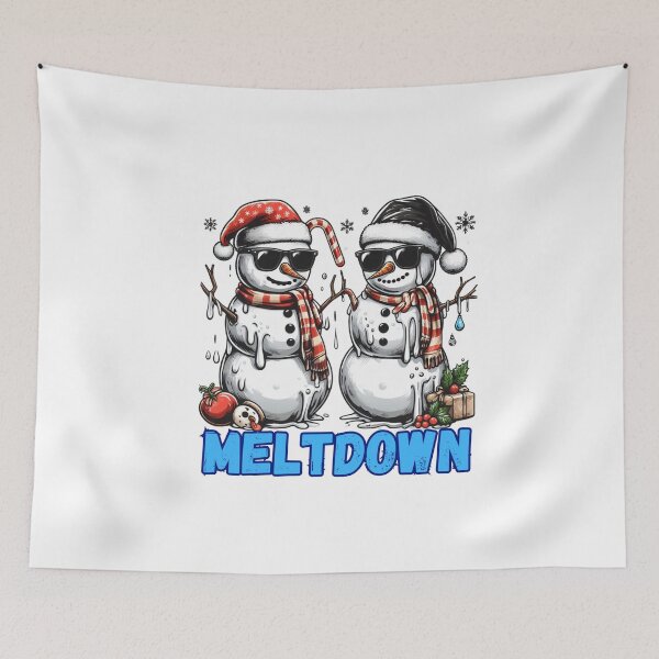 Item preview, I'm Having A Meltdown Christmas Funny Snowman designed and sold by GalaxyGraffiti.