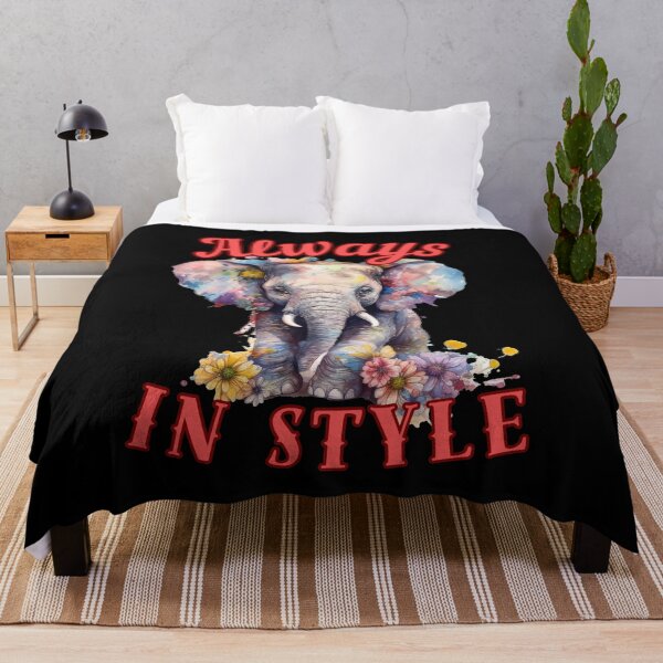 Item preview, Always in Style. happy elephant designed and sold by ElephantVibes.