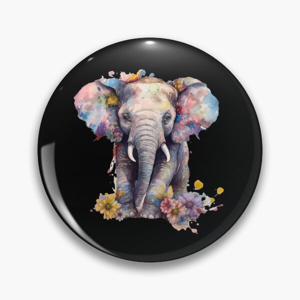 Item preview, Elephant Portrait designed and sold by ElephantVibes.