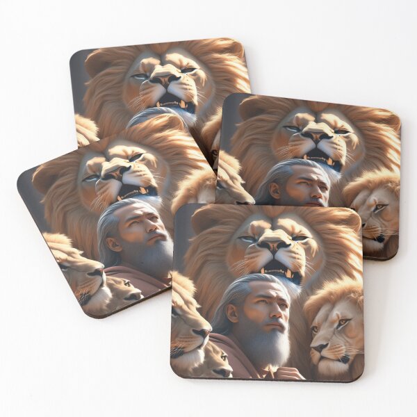 Item preview, The Prophet Daniel among the lions designed and sold by CorazondeJesus.