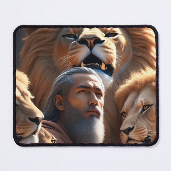 Item preview, The Prophet Daniel among the lions designed and sold by CorazondeJesus.