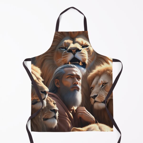 Item preview, The Prophet Daniel among the lions designed and sold by CorazondeJesus.