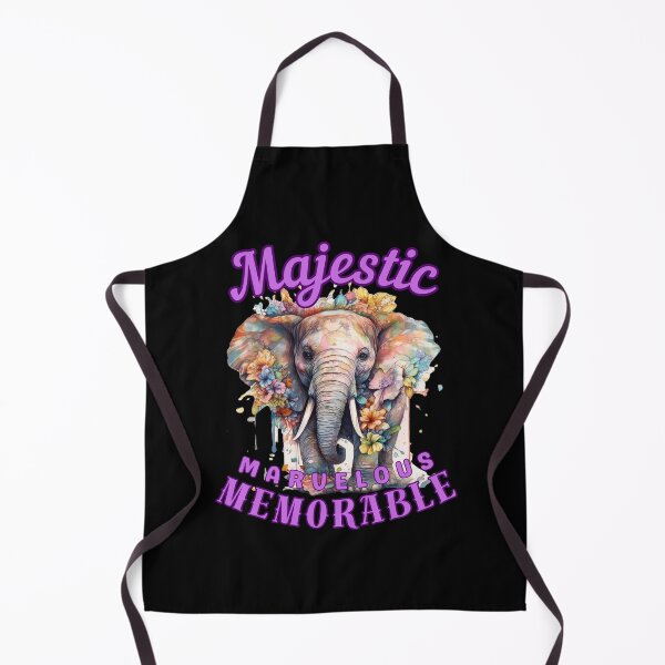 Item preview, Majestic, Marvelous, Memorable. elephant face designed and sold by ElephantVibes.