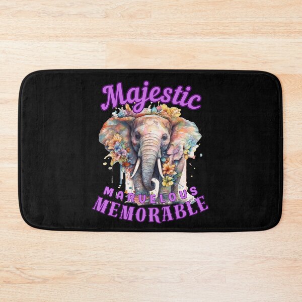 Item preview, Majestic, Marvelous, Memorable. elephant face designed and sold by ElephantVibes.