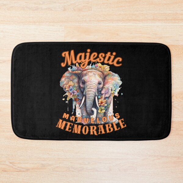 Item preview, Majestic, Marvelous, Memorable. elephant portrait designed and sold by ElephantVibes.