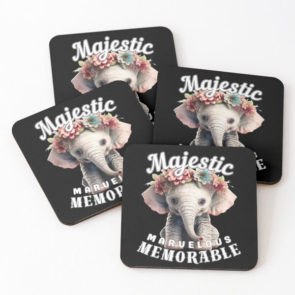 Item preview, Majestic, Marvelous, Memorable. surreal elephant designed and sold by ElephantVibes.