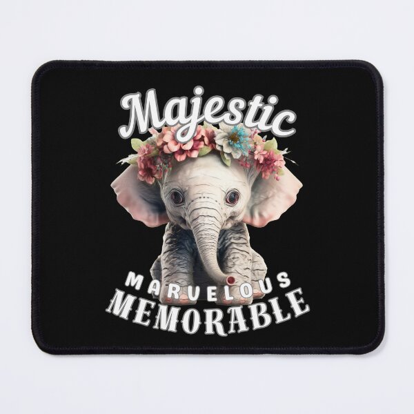 Item preview, Majestic, Marvelous, Memorable. surreal elephant designed and sold by ElephantVibes.