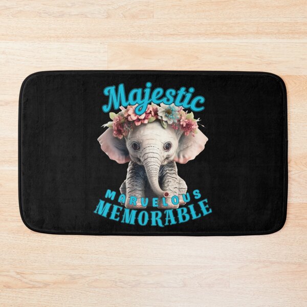 Item preview, Majestic, Marvelous, Memorable. adorable elephant designed and sold by ElephantVibes.