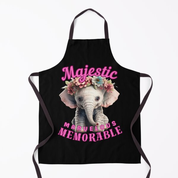 Item preview, Majestic, Marvelous, Memorable. elephant saying designed and sold by ElephantVibes.
