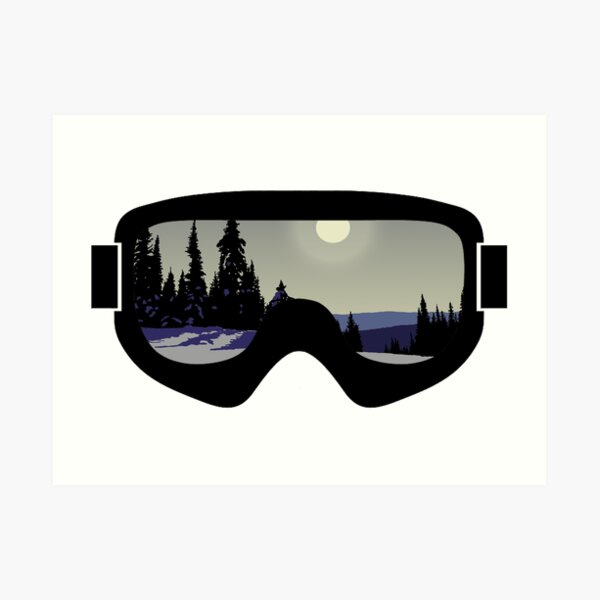 Morning Goggles | Goggle Art | DopeyArt Art Print