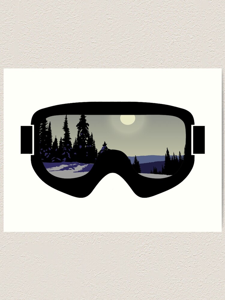 Alternate view of Morning Goggles | Goggle Art | DopeyArt Art Print