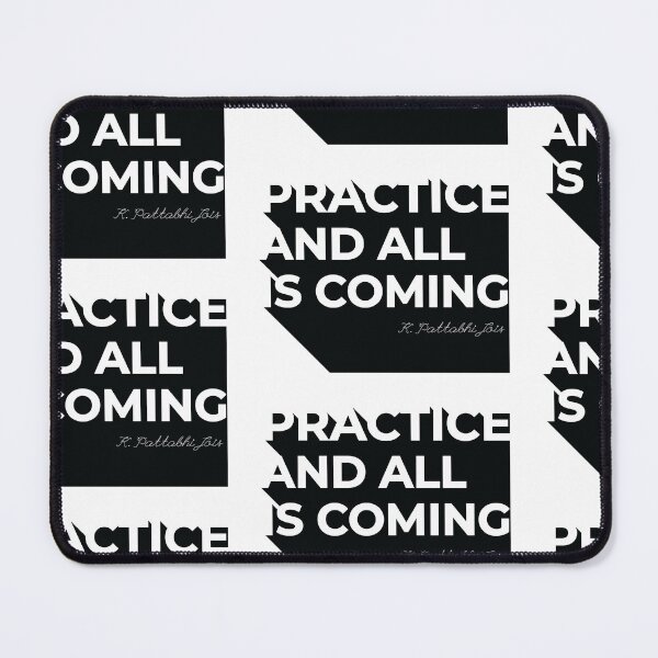Item preview, Typo Design "Practice and all is coming " | timeless mantra designed and sold by savasanaqueen.