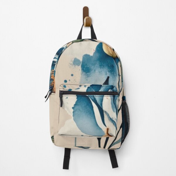 Item preview, Abstract Blue Rose with Gold Accents designed and sold by Algo-Palette.