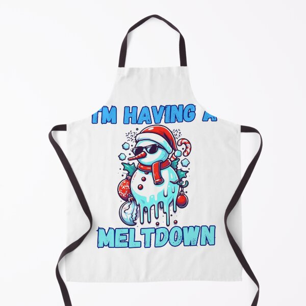 Item preview, I'm Having A Meltdown Christmas Funny Snowman designed and sold by GalaxyGraffiti.