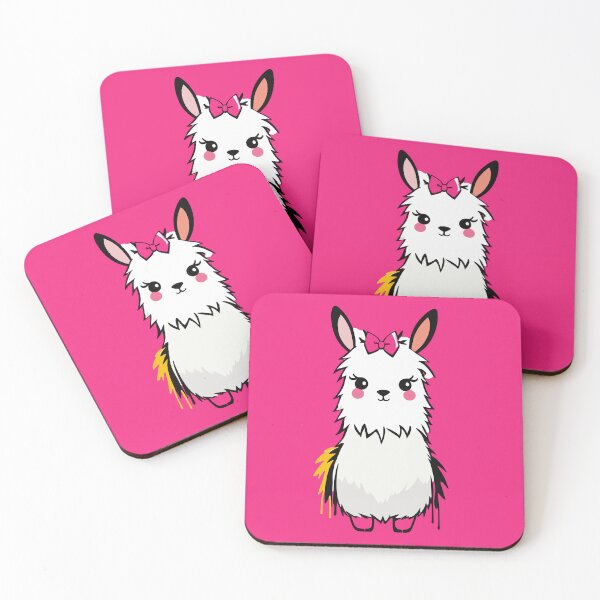 Item preview, Cute Llama with Pink Bow designed and sold by MindFrank.