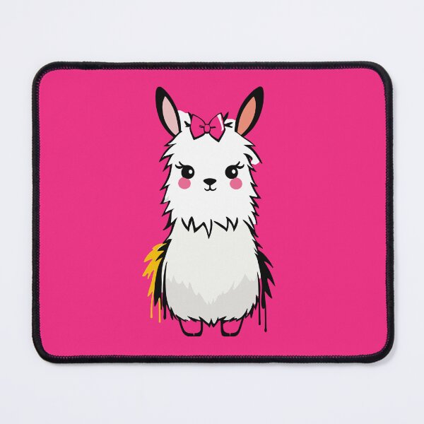 Item preview, Cute Llama with Pink Bow designed and sold by MindFrank.