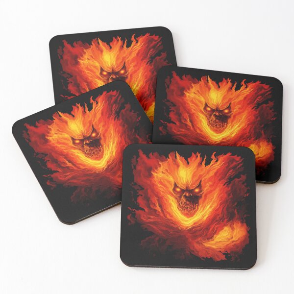 Item preview, Hell Fire Skull designed and sold by Grypis.