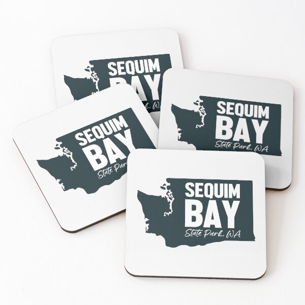 Item preview, Sequim Bay State Park Washington Map designed and sold by bivenart.