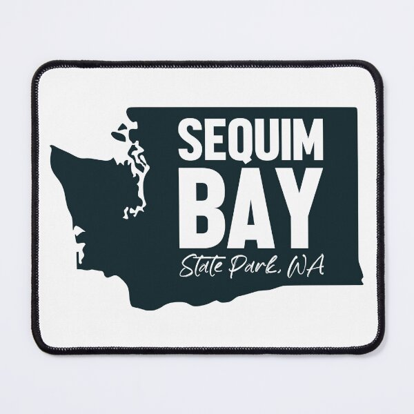 Item preview, Sequim Bay State Park Washington Map designed and sold by bivenart.
