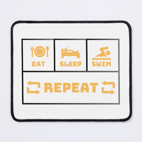 Item preview, eat sleep swim repeat - swimming gift idea,gift for swimmers,funny gift for swimming lovers designed and sold by Creativedsigna.