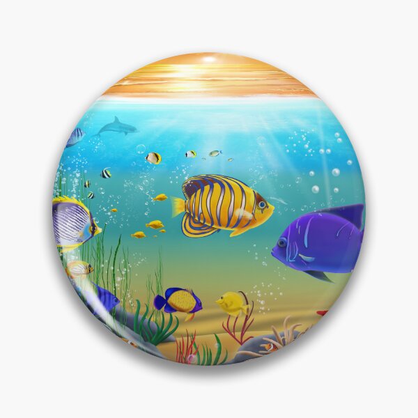 Item preview, Beautiful Reef Fish designed and sold by GeraldNewtonArt.