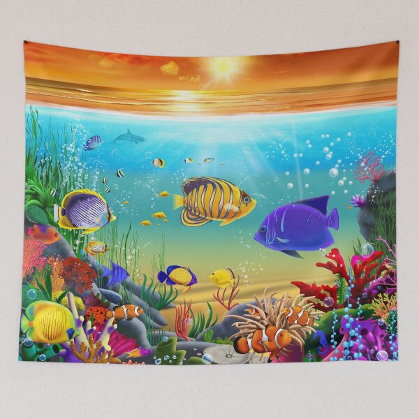 Item preview, Beautiful Reef Fish designed and sold by GeraldNewtonArt.