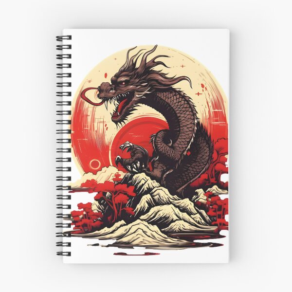 Item preview, dragón japonés designed and sold by MoonRag.