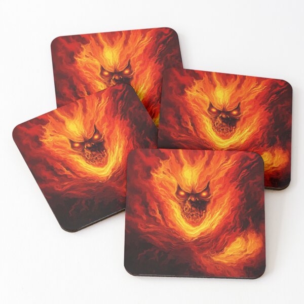 Item preview, Hell Fire Skull designed and sold by Grypis.