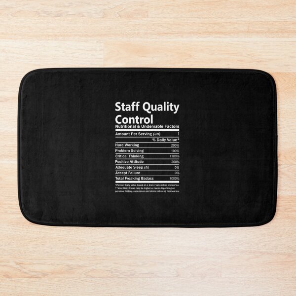 Item preview, Staff Quality Control - Nutritional And Undeniable Factors designed and sold by analisanta.