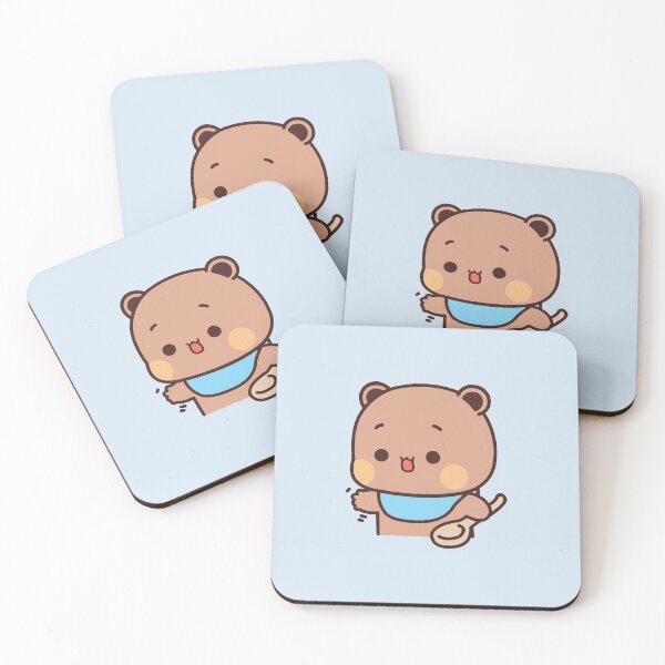 Item preview, Bubu Bear | Bubu Bear Spoon | Bubu & Dudu Sticker designed and sold by valeriehsin.
