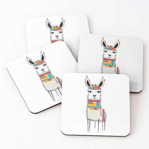 Item preview, Llama with a striped neck designed and sold by MindFrank.