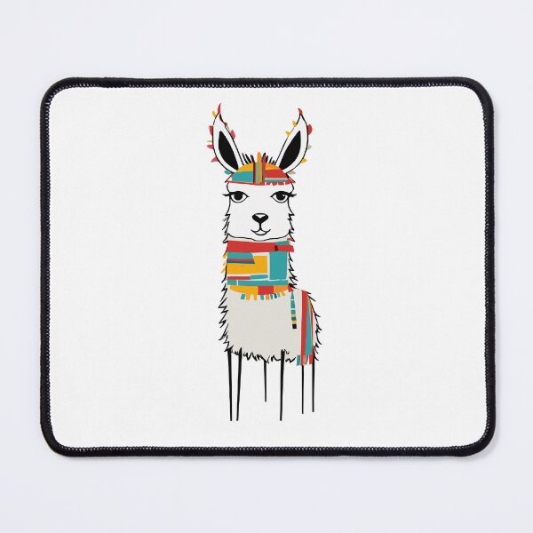 Item preview, Llama with a striped neck designed and sold by MindFrank.