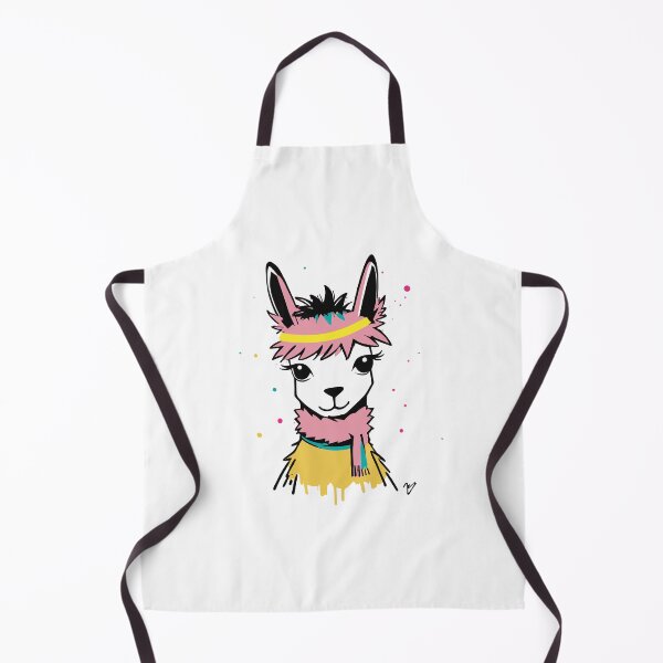 Item preview, Llama with a striped neck designed and sold by MindFrank.