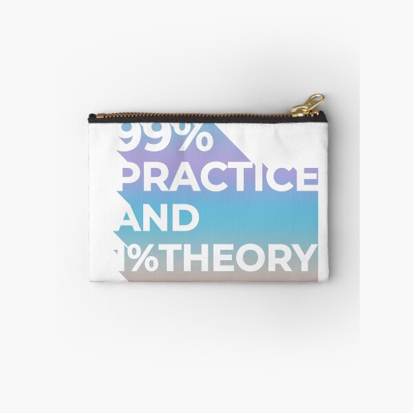 Item preview, Typo Design "99% practice and 1% theory " | timeless mantra (Colour) designed and sold by savasanaqueen.
