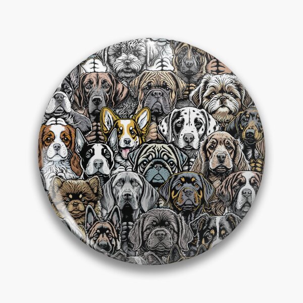 Item preview, Dogs For Everybody Funny Cute Dog Lover Pet Owner Pattern designed and sold by GrandeDuc.