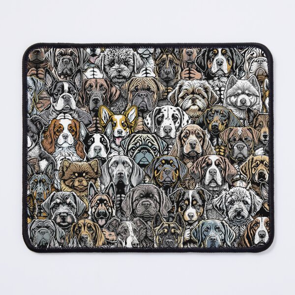 Item preview, Dogs For Everybody Funny Cute Dog Lover Pet Owner Pattern designed and sold by GrandeDuc.