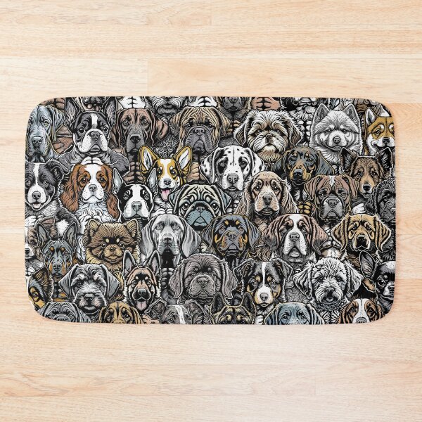 Item preview, Dogs For Everybody Funny Cute Dog Lover Pet Owner Pattern designed and sold by GrandeDuc.