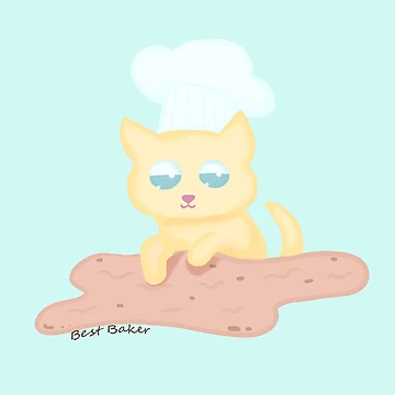 Artwork thumbnail, Best Baker Kitty by JavaDraws