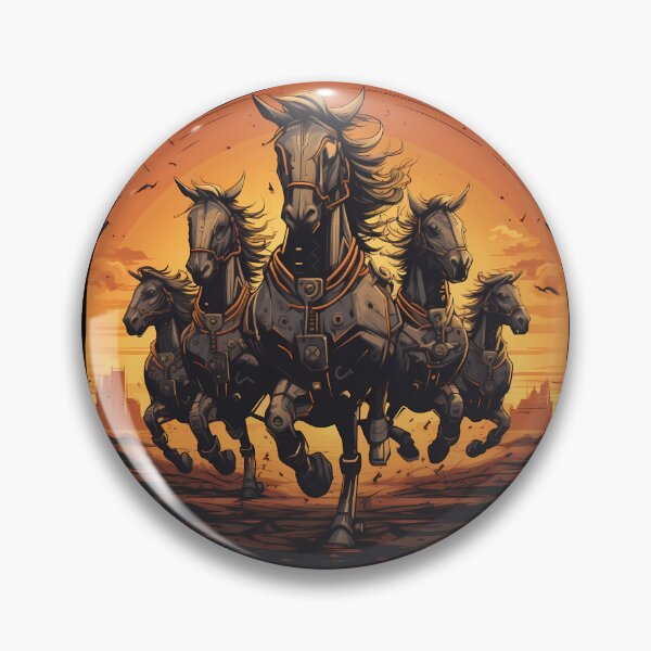 Item preview, Horsepower - Herd of horses in gallop designed and sold by FlexYourMind.