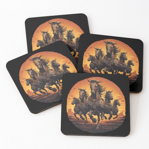 Item preview, Horsepower - Herd of horses in gallop designed and sold by FlexYourMind.