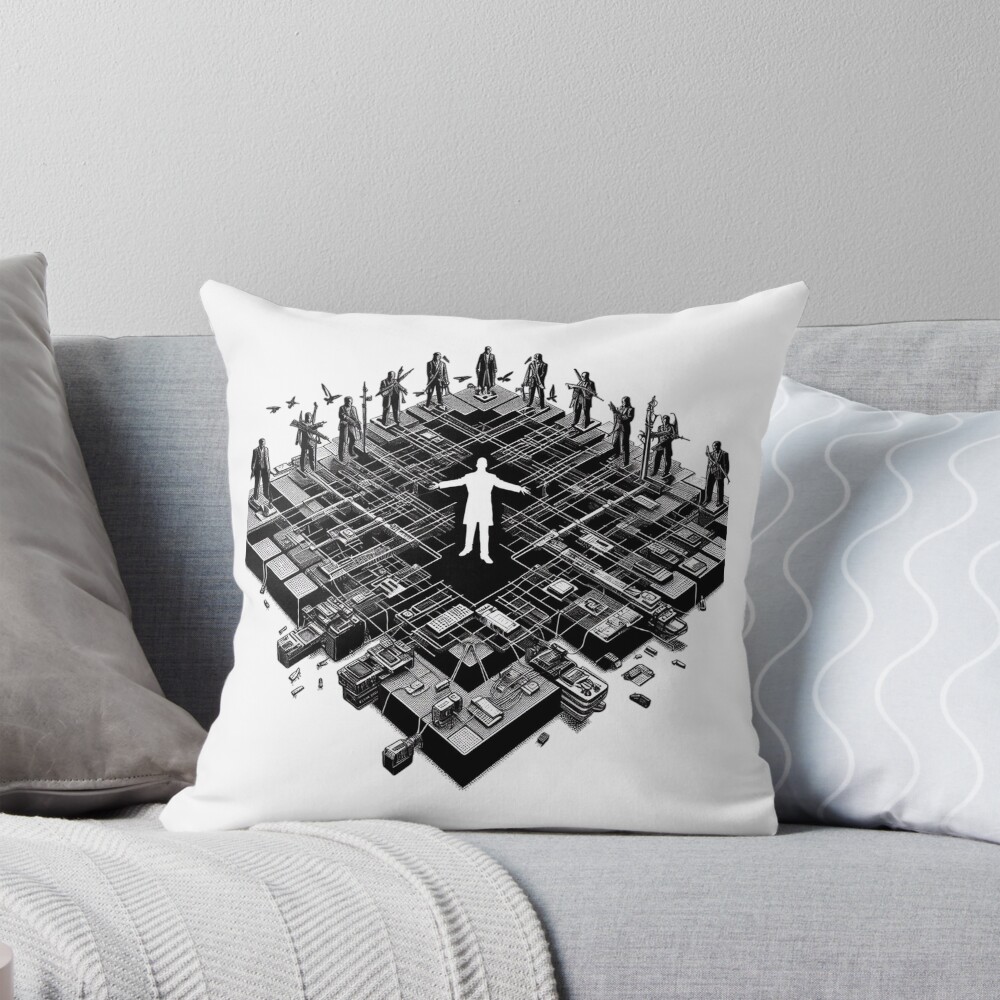 Item preview, Throw Pillow designed and sold by elrashedy007.