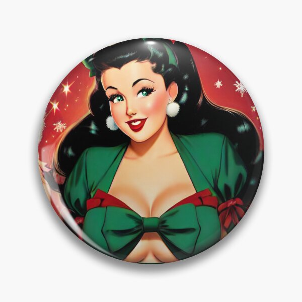 Item preview, Holly Jolly Christmas Cutie designed and sold by DreamyPinups.