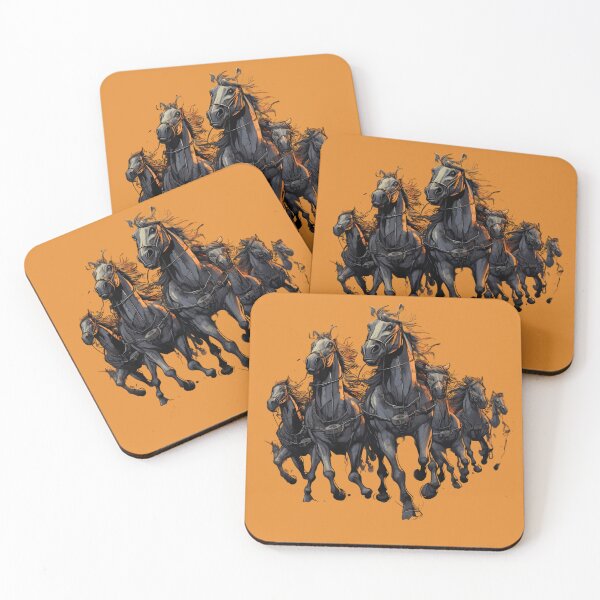 Item preview, Horsepower - Herd of horses in gallop designed and sold by FlexYourMind.
