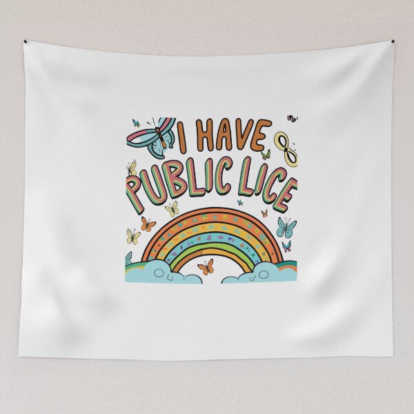 Item preview, I Have Pubic Lice designed and sold by GalaxyGraffiti.