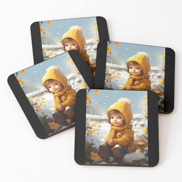 Item preview, Baby Girl With Yellow Flowers designed and sold by GageStore.